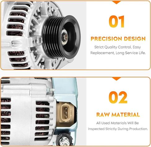 New Alternator for 3.0L Toyota Camry 1997 1998 1999 Solara 1999, 400-52340, ND0173, 113626 in Saudi Arabia