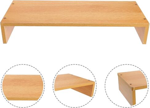 Veemoon Computer Monitor Stand Riser Desk Organizer Multi-functional Height Base for Office Home School Compact Screen Display Holder in Saudi Arabia