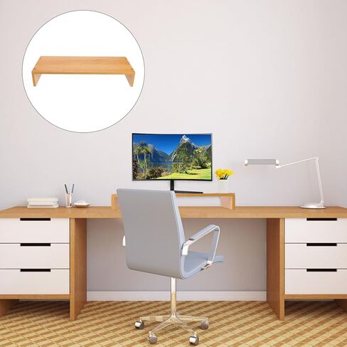 Veemoon Computer Monitor Stand Riser Desk Organizer Multi-functional Height Base for Office Home School Compact Screen Display Holder in Saudi Arabia