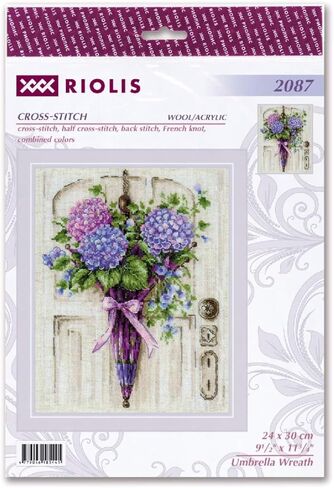 RIOLIS Counted Cross Stitch kit Umbrella Wreath in Kuwait