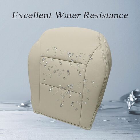GXARTS Driver Side Bottom Replacement Microfiber Leather Seat Cover Beige Light Tan Compatible with Mercedes Benz CLA 250 2014 2015 in Saudi Arabia