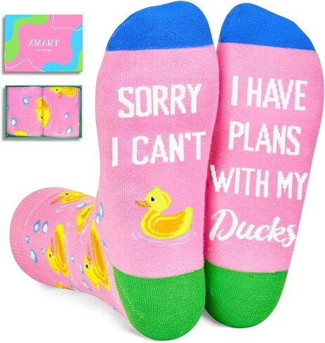 Zmart Christmas Funny Socks Goose Socks Cat Dog Socks Rubber Duck Socks Men, Cow Chicken Gifts Cat Mom Gifts Women in Saudi Arabia