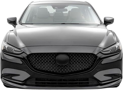 SlickMod Chrome Delete Blackout Vinyl Overlay for 2018-2021 Mazda 6 Grill Trim (Matte Black) in Saudi Arabia
