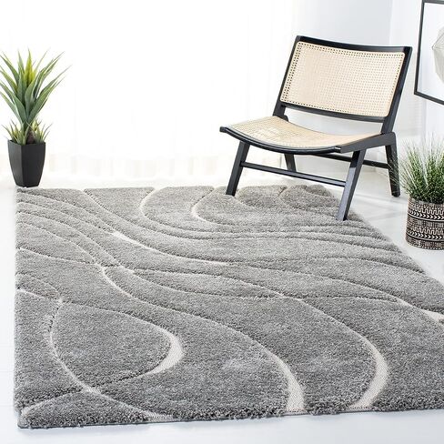 SAFAVIEH Rodeo Drive Collection Area Rug - 5' x 8', Gold, Handmade Mid-Century Modern Abstract Wool, Ideal for High Traffic Areas in Living Room, Bedroom (RD863A) in Saudi Arabia