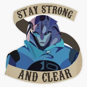 ملصق فينيل مغناطيسي من MAGNET Jaal Mass Effect Andromeda مغناطيس 5 بوصة in Kuwait