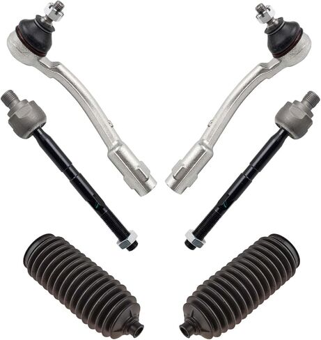 TRQ Front Driver & Passenger Side Steering Kit Drag Link Tie Rod Tie Rod Adjusting Sleeve Compatible with 2003-2008 Dodge Ram 2500 Ram 3500 in Saudi Arabia