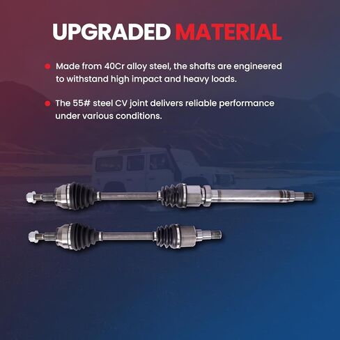 MOCA 2x Front Left & Right CV Axle Assembly Fit for Ford 2012-2016 Focus 2.0L in Saudi Arabia