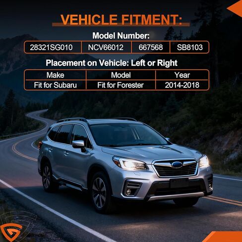 مجموعة عمود المحور الأمامي من GEARLAST، مجموعة عمود المحور الأمامي للسيرة الذاتية المتوافقة مع Subaru Foreste 2014-2018 in Saudi Arabia