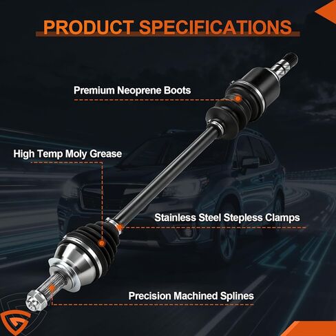 مجموعة عمود المحور الأمامي من GEARLAST، مجموعة عمود المحور الأمامي للسيرة الذاتية المتوافقة مع Subaru Foreste 2014-2018 in Saudi Arabia