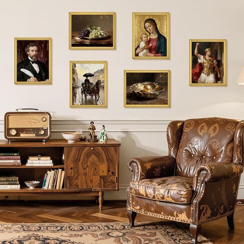 TWING 8 x 10 Picture Frame Set of 10,Table Top Display Pictures 4 x 6 and 5 x 7 with Mat or 8x10 Without Mat, Wall Mounting Gallery Photo Frames Hanging,Black in Kuwait
