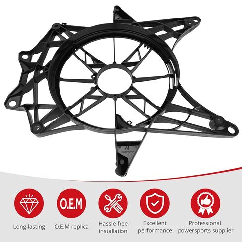 JAVIK Radiator Cooling Fan Cover for Can-Am Maverick X3 Turbo Max 2017-2024 O.E.M# 709200589 709200588 in Saudi Arabia