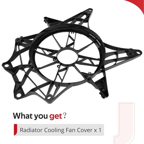 JAVIK Radiator Cooling Fan Cover for Can-Am Maverick X3 Turbo Max 2017-2024 O.E.M# 709200589 709200588 in Saudi Arabia