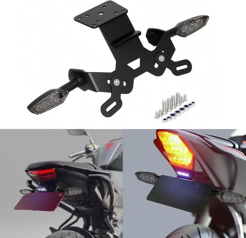 MT15 Fender Eliminator Kit - Tail Tidy Compatible with 2018-2024 MT15 - License Plate Mount with Turn Signals Rear (Smoke) in Saudi Arabia