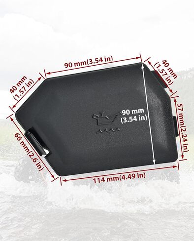 SAUTVS Access Panel Right Access Cover Cap Foil Assembly for Polaris Sportsman 570 450 Touring 2018-2026 Accessories, Replace #2637041-070 in Saudi Arabia