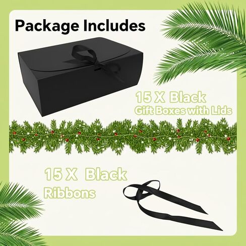 ZSZMFH 14 قطعة من علب الهدايا مع أغطية، 9 بوصة × 6 بوصة × 4 بوصة علب هدايا وردية مع شريط، صندوق اقتراح وصيفة العروس، صندوق هدايا ورقي كرافت لحفلات الزفاف، التعبئة والتغليف، الهدايا، أعياد الميلاد، صناديق الكب كيك، الحرف اليدوية in Kuwait