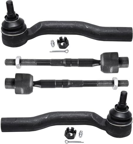 محور ديترويت - 4 قطع قضبان ربط أمامية لسيارة 2007-2013 Mazda CX-9، قضيب ربط خارجي داخلي ينتهي 2008 2009 2010 2011 2012 in Saudi Arabia