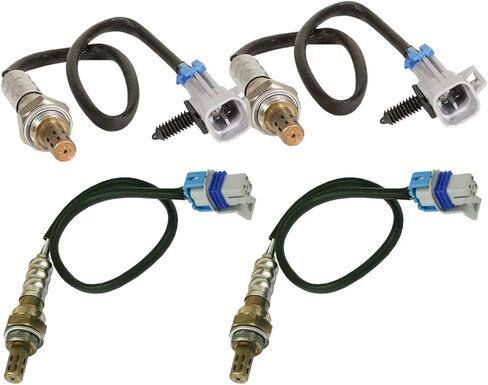 Maxfavor Upstream Downstream O2 Oxygen Sensor Replacement for 2008-2014 Cadillac Escalade,for Chevy Avalanche Silverado Suburban 1500,for GMC Sierra 1500 Yukon 02 Sensor 234-4668 x2 234-4256 x2 in Saudi Arabia