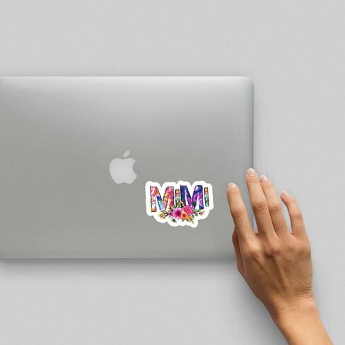 Edward stickers for Everyone Set of 2 Stickers Mimi with Floral 3'' Decal for Car Truck Bumper Laptop Vinyl Window Wall US in Saudi Arabia
