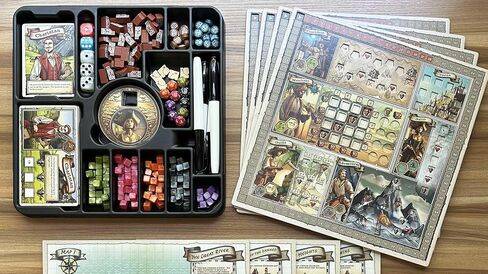 A Wayfarer’s Tale: The Journey Begins – Strategic Board Game for 1–4 Players, Ages 10+, 45–60 Minutes, with Narrative Solo Mode | A Map-Based Game of Exploration and Discovery for Friends and Family in Saudi Arabia