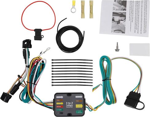 Dasbecan 56377 مقطورة الأسلاك تسخير متوافق مع مازدا CX-5 2017 2018 2019 2020 2021 4-Pin موصل سحب مجموعة الأسلاك in Saudi Arabia