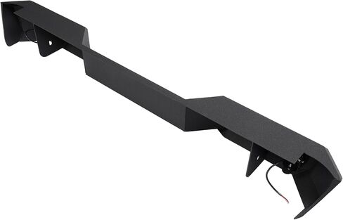 KUAFU Rear Bumper Assembly Compatible with 2005-2021 Nissan Frontier Truck Rear Step Pad Bumper Assembly With 2 Led Lights Steel Black in Saudi Arabia