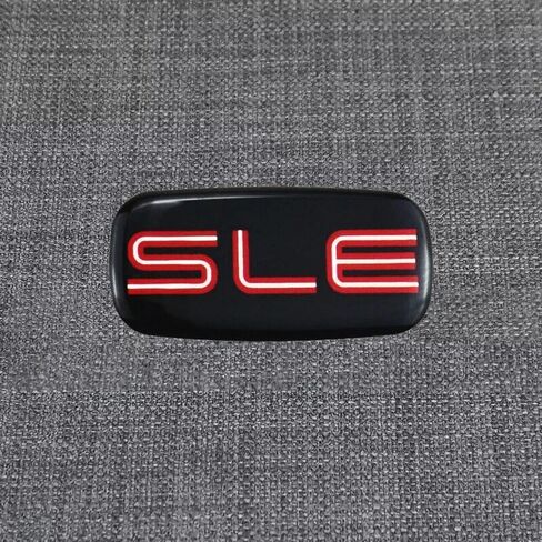 مجموعة زوج من شارة ملصق SLE Emblems ثلاثية الأبعاد متوافقة مع Sierra Suburban Yukon 1500 2500 3500 15036134 (كروم أحمر) in Kuwait
