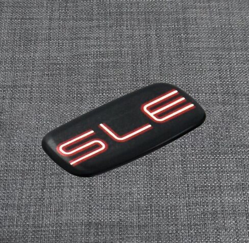 مجموعة زوج من شارة ملصق SLE Emblems ثلاثية الأبعاد متوافقة مع Sierra Suburban Yukon 1500 2500 3500 15036134 (كروم أحمر) in Kuwait