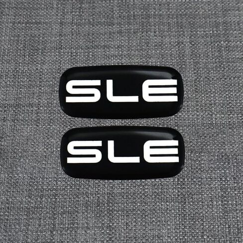 مجموعة زوج من شارة ملصق SLE Emblems ثلاثية الأبعاد متوافقة مع Sierra Suburban Yukon 1500 2500 3500 15036134 (كروم أحمر) in Kuwait