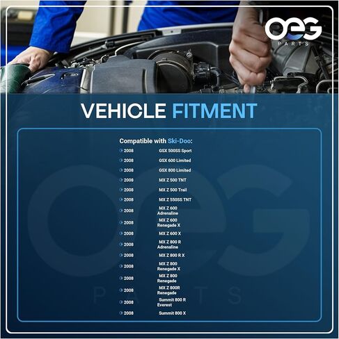 أجزاء OEG الجديدة متوافقة مع SKI-DOO Snowmobile Summit 800 X، MX Z 800 R X، MX Z 600 X، MX Z 550SS TNT، MX Z 500 Trail، GSX 500SS Sport 2008 SND0607 515-176-399 428000-5300 410-52462 16093 ن in Saudi Arabia
