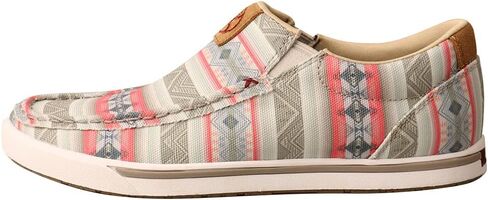 Twisted X Women's Hooey Slip-On Loper, Moc Toe, Pink Multi, 9 M in Kuwait