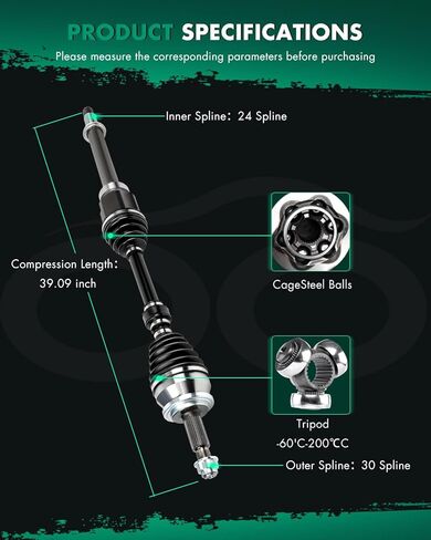 SCITOO Front Right Passenger Side CV Axle Shaft Assembly Fit for Lexus NX200t,for Lexus NX300,for Lexus NX300h 2.0L,2.5L in Saudi Arabia