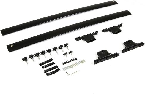 Auto Dynasty Roof Rack Cross Bars Compatible with 2008-2013 Toyota Highlander, 132lbs Rooftop Cargo Bars Aluminum Anti-Corrosion Roof Rails for Luggage Bike Kayak Racks in Saudi Arabia