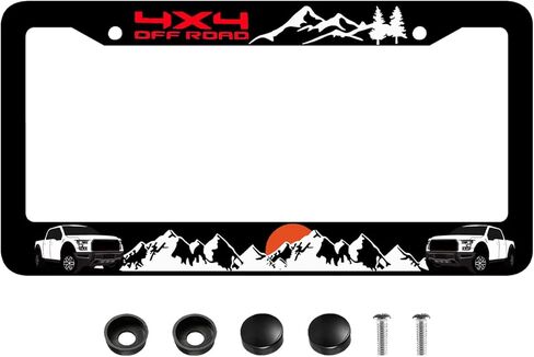 2PCS License Plate Frames for Tacoma in Saudi Arabia