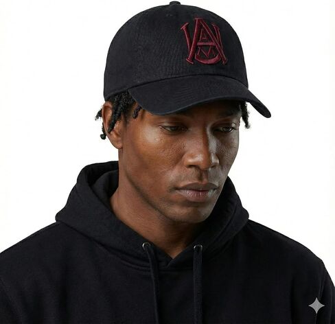 Desert Cactus Alabama A&M University Baseball Hat Bulldogs AAMU Brimmed Embroirderd Hats Cap Adjustable Cloth Strap Adult (Style A) Maroon in Saudi Arabia