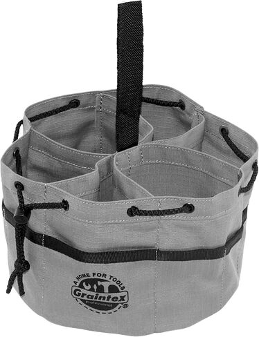 Graintex GB2890 Grab Bag Orange Color Rip-stop Canvas 18 Pockets Drawstring Closure in Kuwait