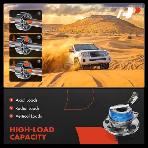 A-Premium 2 × محمل العجلة الأمامية ومجموعة المحور مع ABS و5 عروات متوافقة مع Buick Century Lesabre Riviera وCadillac Allante DeVille Eldorado Seville وChevrolet Lumina APV in Saudi Arabia