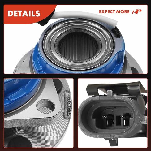 A-Premium 2 × محمل العجلة الأمامية ومجموعة المحور مع ABS و5 عروات متوافقة مع Buick Century Lesabre Riviera وCadillac Allante DeVille Eldorado Seville وChevrolet Lumina APV in Saudi Arabia