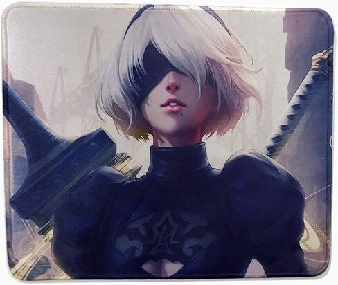12 x 10 inches Nier: Automata Collection 2B Gaming Girl Beauty Mouse pad Mousepad mat in Saudi Arabia