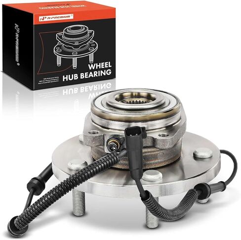 A-Premium Front Wheel Bearing and Hub Assembly with ABS & 5-Lug Compatible with Dodge & Chrysler & Volkswagen & Ram -2008-2020- Town & Country, Grand Caravan, C/V, Routan, FWD in Saudi Arabia