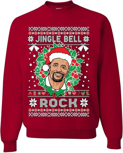 wild custom apparel Jingle Bell Rock Ugly Christmas Sweater Crewneck Sweatshirt in Kuwait