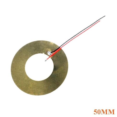 10pcs Piezoelectric Piezo Ceramic Wafer Plate Sounder Sensor Dia 12MM/15MM/18MM/20MM/27MM/35MM/50MM for Buzzer Loudspeaker Wire(50MM) in Saudi Arabia