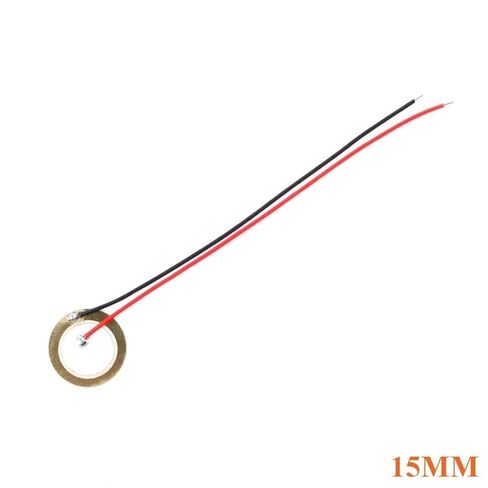 10pcs Piezoelectric Piezo Ceramic Wafer Plate Sounder Sensor Dia 12MM/15MM/18MM/20MM/27MM/35MM/50MM for Buzzer Loudspeaker Wire(50MM) in Saudi Arabia