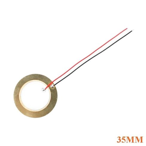 10pcs Piezoelectric Piezo Ceramic Wafer Plate Sounder Sensor Dia 12MM/15MM/18MM/20MM/27MM/35MM/50MM for Buzzer Loudspeaker Wire(50MM) in Saudi Arabia