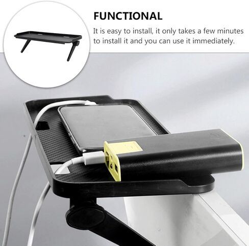 Desk Monitor Stand with Perforated Design for Tv Screen Top Storage Shelf Black Desktop Riser for Media Devices with Raised Safety Edges Easy Installation for Office and Home Use in Saudi Arabia