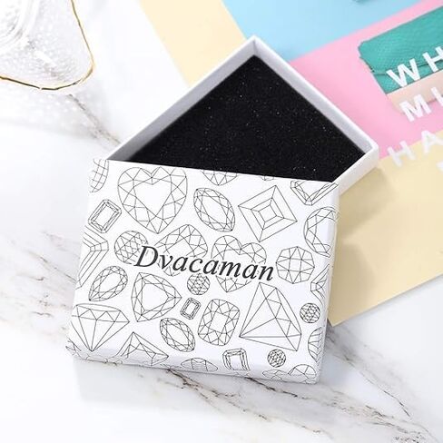dvacaman 2 Pairs of Alloy Dangle tennis Earrings for Women - Hypoallergenic Sports Stud Earrings in Kuwait
