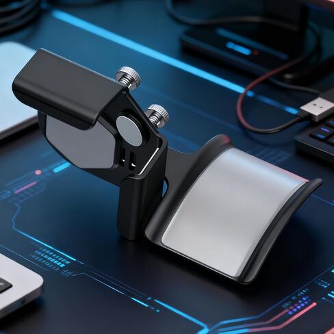 Headphone Stand for Desk - Adjustable No Scratch Monitor Hanger,Small Headphone Mount Storage Hook,for PC Computer Earphone Home Office School Dorm Apartment Internet Cafe Hotel in Saudi Arabia