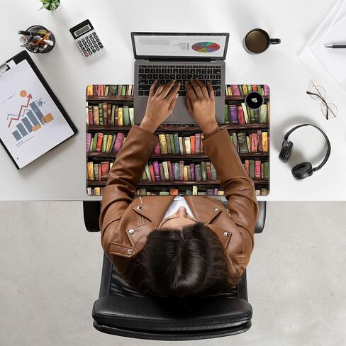 Heated Mouse Pad Hand Warmer, Warm Desk Pad Mousepad Desk Mat with 3 Levels Heating and Auto Shut Down 31.5 x 13 inch PU Leather Warmer Keyboard Mat for Gaming Laptop Office Home, Purple Flower in Kuwait