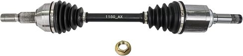 Detroit Axle - Front Left CV Axle for GMC Acadia Limited Chevy Traverse Saturn Outlook Buick Enclave, Driver Side U-Joint CV Axle Assembly Replacement in Saudi Arabia