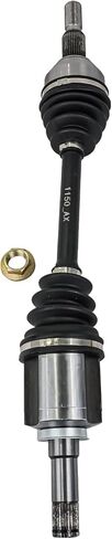 Detroit Axle - Front Left CV Axle for GMC Acadia Limited Chevy Traverse Saturn Outlook Buick Enclave, Driver Side U-Joint CV Axle Assembly Replacement in Saudi Arabia