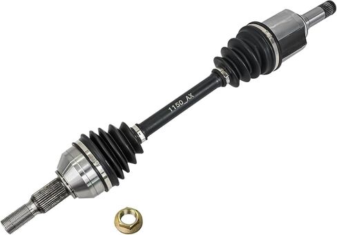 Detroit Axle - Front Left CV Axle for GMC Acadia Limited Chevy Traverse Saturn Outlook Buick Enclave, Driver Side U-Joint CV Axle Assembly Replacement in Saudi Arabia